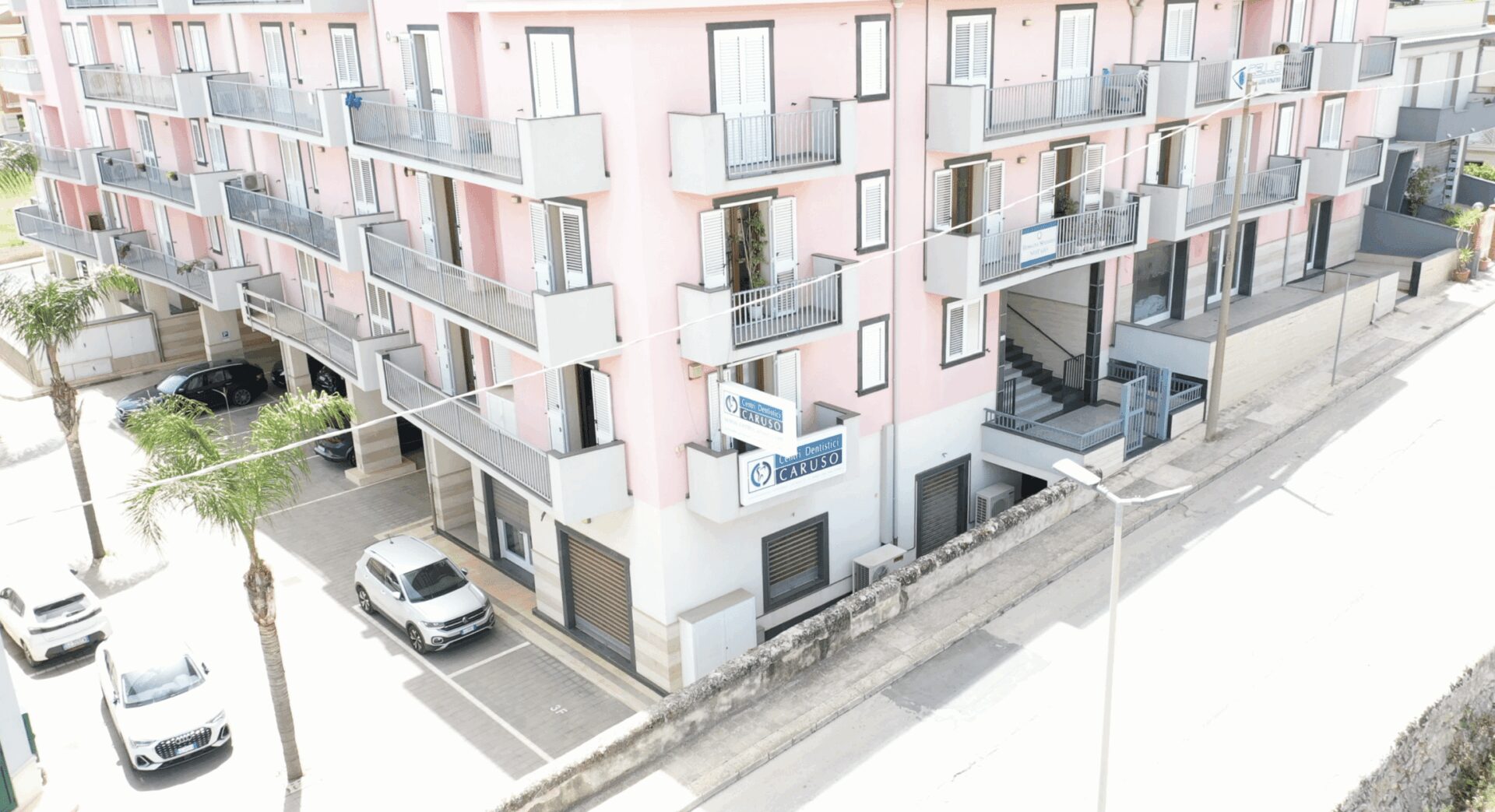 Sede di Rosolini dei Centri Dentistici Caruso, vista dall'alto