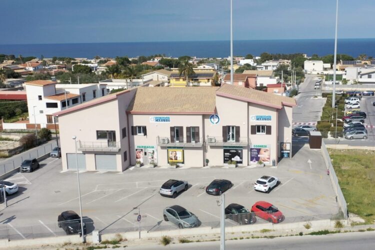 Sede di Augusta dei Centri Dentistici Caruso, vista aerea